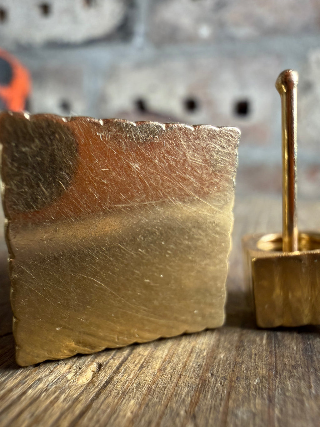 1940's-1950's Tiffany & Co 14k Gold Perfume Bottle w/ Bail